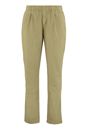 Stretch cotton trousers-0